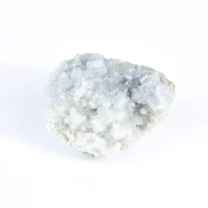 Madagascar Celestite Crystal druzy cluster sky Blue Geode Mineral 6.5oz C011 - Picture 1 of 6