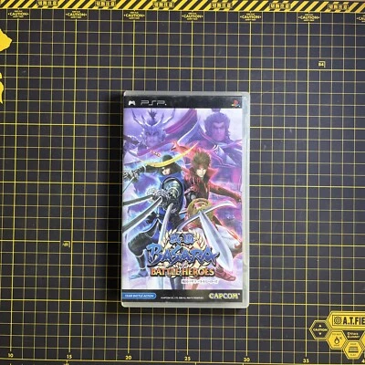 Sengoku Basara Battle Heroes Sony PlayStation PSP Capcom Japanese Complete CIB - Image 1 of 4