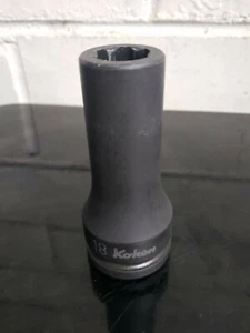 16310M Koken 18mm 6Pt Long Socket NEW! - Picture 1 of 1