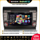 8-Kern Android 12 Autoradio GPS für FIAT BRAVO BT5.0 DAB+CarPlay Navi DVD DSP 4G