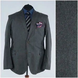 Mens CAMEL ACTIVE Sport Coat 50R US Size Grey Summer Cotton Blazer Travel Jacket - Picture 1 of 17
