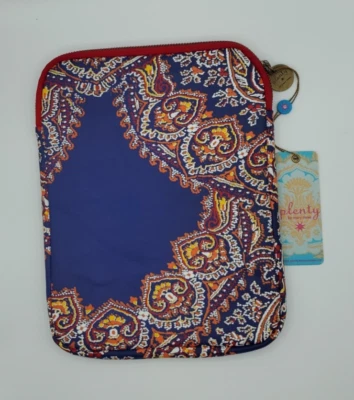 Bolso para computadora portátil iPad Plenty by Tracy Reese lona colorida cachemira nuevo con etiquetas Foto 1 de 4