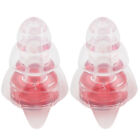 27dB Noise Reduction Earplugs Concert Party Hearing Protection Red✉