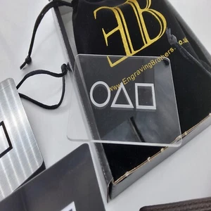 wallet insert wallet christmas engraved personalised christmas gift dad gift son - Picture 1 of 6