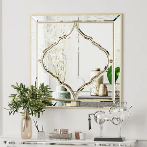 60/80cm Large Decorative Wall Mirror Hanging Accent Mirrors Living Room Bathroom - Picture 1 of 13
