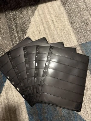 Lighthouse Vario Plus Stamp Album Pages - 7 Rows, Double-Sided, Pack Of 5 Sheets - Image 1 of 3