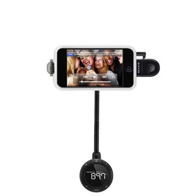 Belkin TuneBase FM with Handsfree for iPhone 4 4s, 3/3GS, iPod touch & Nano - Image 1 of 4