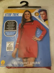 Women's Star Trek Classic Red Dress Costume Medium (Fits Dress 10-14) - Picture 1 of 3