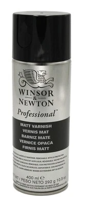 Winsor & Newton Spray de pintura mate 400 ml - Barniz mate profesional resistente a los rayos UV - Imagen 1 de 4