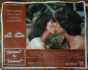 "Momento a Momento" Original 11x14 Auténtica Tarjeta de Lobby Foto 1978 John Travolta - Imagen 1 de 4
