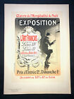 Maitres Affiche -Cheret- Expo De L'art Française - Vintage Poster - 1898 Pl.137
