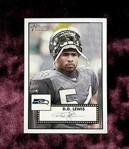 DD Lewis 1952 Topps Heritage #199 MINT Facsimile Auto Seahawks Jersey Texas Arch - Picture 1 of 4