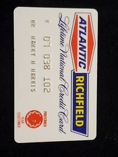 Atlantic Richfield Lifetime National credit card ~ exp ?~ cb151