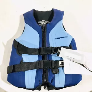 Chaleco salvavidas resbaladizo moldeado con interruptor NEO azul pequeño 32 - 36" pecho nuevo con etiquetas unisex - Imagen 1 de 6