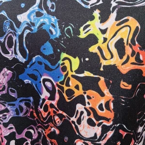 1 Yard schöner Druck Stoff Elasthan 4 Wege Stretch - Bild 1 von 1