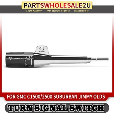 Interruptor de señal de giro para GMC C2500/1500 Suburban Jimmy Oldsmobile 98 Omega Pontiac Foto 1 de 4