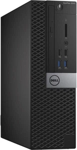 Dell Desktop Computer PC SFF Intel i3 8GB RAM 500GB HDD Windows 10 Wi-Fi - Picture 1 of 3