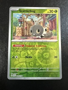 Scatterbug 008/198 Sv01: Scarlet & Violet Base Set Reverse Holo - Picture 1 of 2