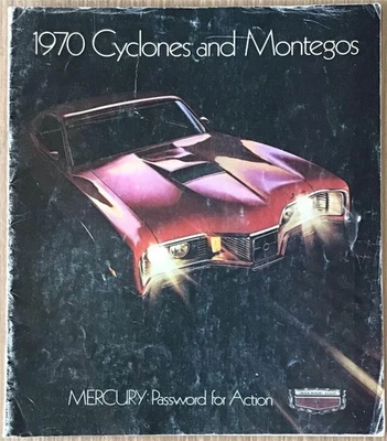 MERCURY LF USA Car Sales Brochure 1970 #M70-102 CYCLONE Montego - Image 1 of 4