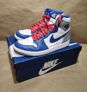 Scarpe sneakers Air Jordan 1 Retro High OG TRUE BLUE taglia 9M/10,5W con scatola originale - Foto 1 di 24