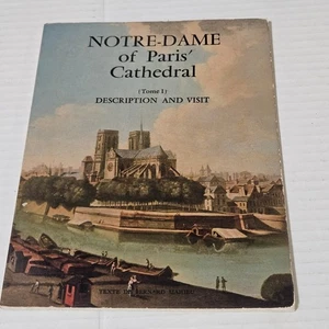 Notre-Dame Of Paris’ Cathedral Guide Description And Visit- Vintage - Picture 1 of 11