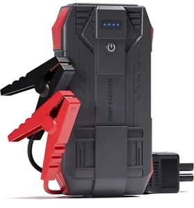 Povasee 4000A Avviatore a Salto Auto Power Bank Caricabatterie 12V Booster Portatile - Foto 1 di 12