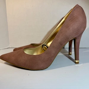 Guess rosa schokoladenfarbene High-Heels Stilettos Damengröße 11M - Bild 1 von 13