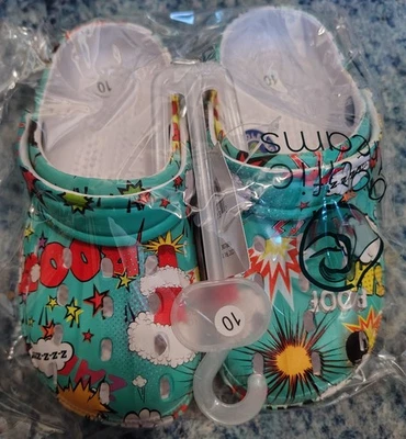 Zuecos Pacific Dreams Pop Art para niños pequeños talla 9 Foto 1 de 4