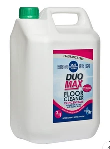 DuoMax Floor Cleaner Concentrate – 5 Litre – Fragrance Free (2 X 5L) - Picture 1 of 1