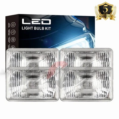 4x  HI/LO Beam LED Conversion Headlights for Oldsmobile Toronado 1986-1992* Foto 1 de 4