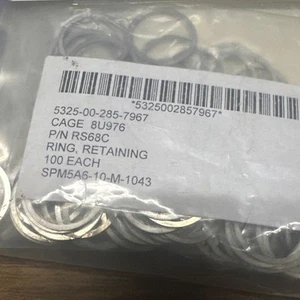 NSN 5325-00-285-7967 P/N RS68C RING RETAINING - Bild 1 von 2