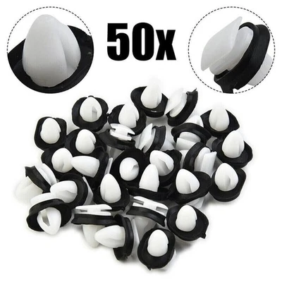 50x For Citroen Relay Peugeot Boxer Side Door Moulding Panel Trim Clips 71728806 - Image 1 of 4