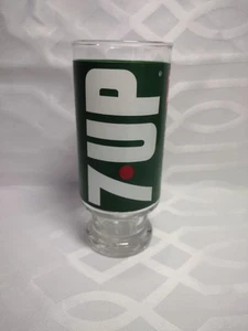 Vintage 70er Jahre 7 UP The Uncola Glas Nass und Wild Standglas - Bild 1 von 7