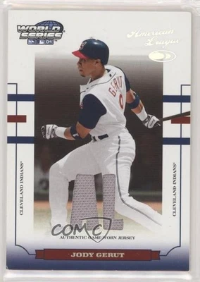 2004 Donruss World Series AL/NL Fabric Materials /250 Jody Gerut #WS-58 - Image 1 of 2