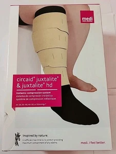 NEW Medi CircAid Juxtalite HD Lower Leg System 20-50 mmHg Small Short 28cm Beige - Picture 1 of 4