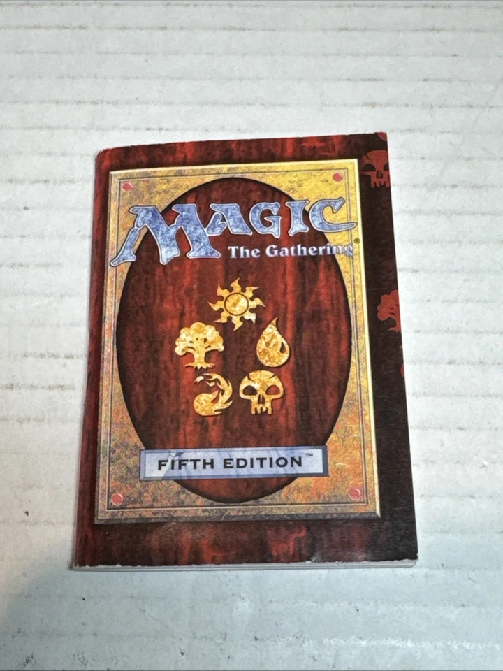 1996 Magic The Gathering Deckmaster 5th Edition Rule Book- Book Only - Image 1 of 4