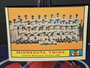 1961 Topps Minnesota Twins #542 High Number MC - Imagen 1 de 2