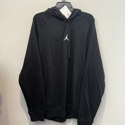 Nike Air Jordan Dri-FIT Sport Crossover Hoodie Black Mens Sz XL TALL DQ7327-010 - Image 1 of 3