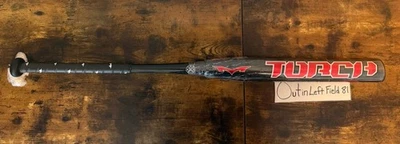 New 2025 EHP Monsta Red Foil M2 25oz Torch 3500 Handle ASA/USA Slowpitch Bat - Image 1 of 4