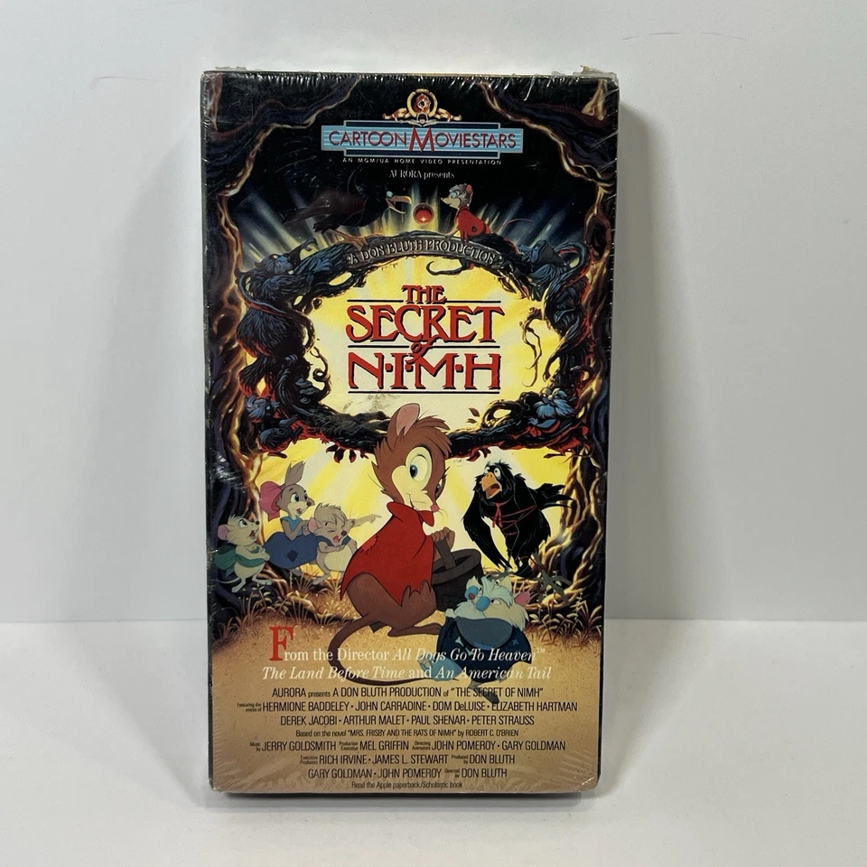 The Secret of NIMH VHS 1982 Don Bluth Animated Cartoon Movie Vintage Classic - Image 1 of 4