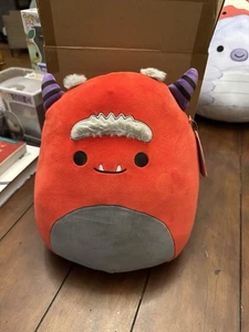 Squishmallows: Jeb The Burgundy Monster - 12inch - With Tags - New - Picture 1 of 10