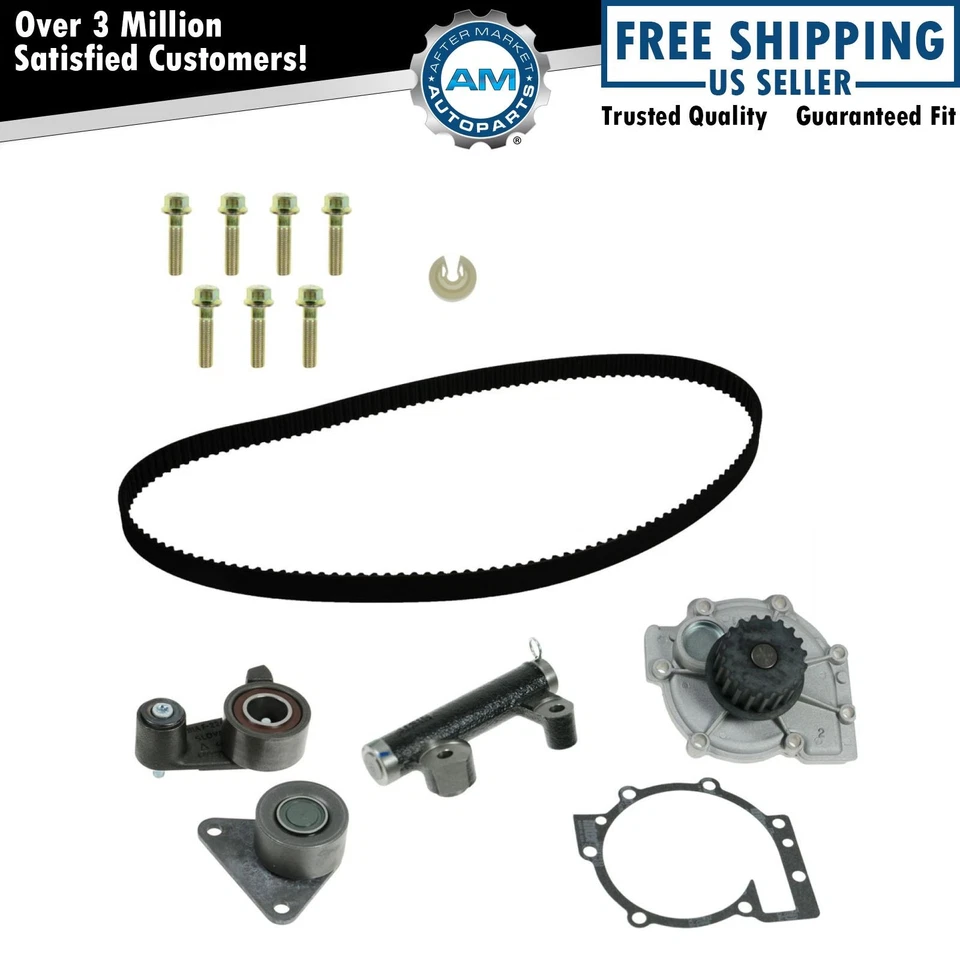 Kit de componentes de correa de distribución y bomba de agua Gates de 5 piezas para 93-02 Volvo 850 2,4 L Foto 1 de 4