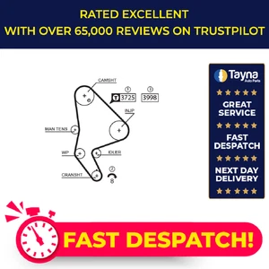 Timing Belt fits LANCIA PHEDRA 179 2.0D 03 to 10 Gates 9464034380 9640669280 New - Picture 1 of 7