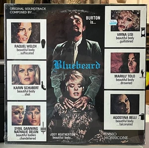 SEALED original 1980 “Bluebeard" soundtrack LP • Morricone • Whiplash mailer - Picture 1 of 3