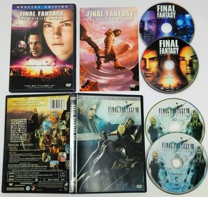 Final Fantasy VII Advent Children & The Spirits Within DVD Collection Bundle Lot - Picture 1 of 11