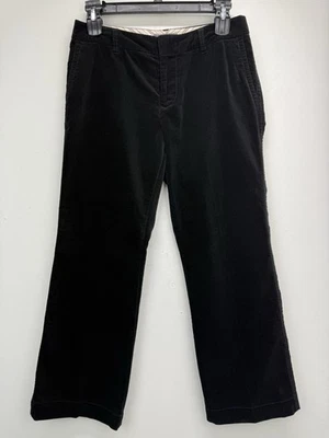 Liz Claiborne size 12 Petite Women’s Black Corduroy Mid Rise Bootcut Pants - Image 1 of 4
