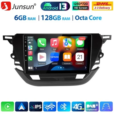 Autoradio Android13 Carplay GPS NAVI DAB RDS DSP 128G Für Opel Corsa F 2019-2023 - Bild 1 von 4
