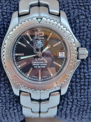 Reloj TAG HEUER Link Cronómetro Acero Automático Hombre Pulido  Foto 1 de 4