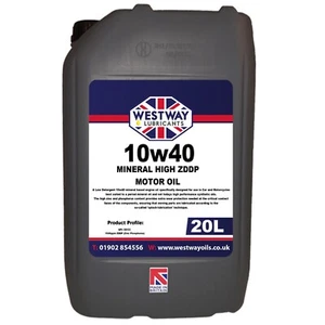 10w40 Classic Oil High Zinc Mineral Oil High ZDDP API: CC/SD 20 Litres - Picture 1 of 3
