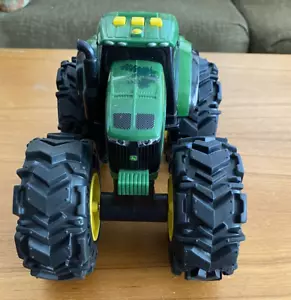 John Deere Tomy Monster 4WD Tractor 2021 47353 Great Shape w Small Flaw on Hood - Picture 1 of 6